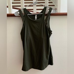 Lululemon Tank Top Dark Green